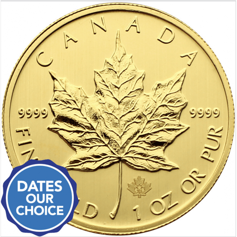 1oz Canadian Gold Maple Leaf